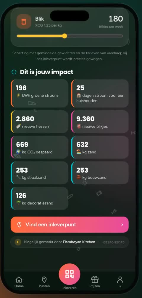 Rekenhulp in de app: wat levert mijn zak op